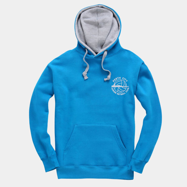 Perth City Netball Contrast Hoodie Thumbnail