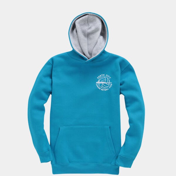 Perth City Children's Contrast Hoodie Thumbnail