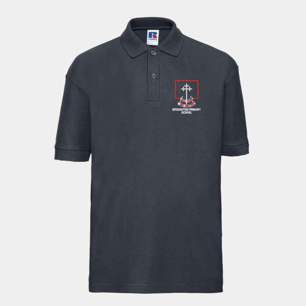 Broughton Primary School Polo - Navy Thumbnail