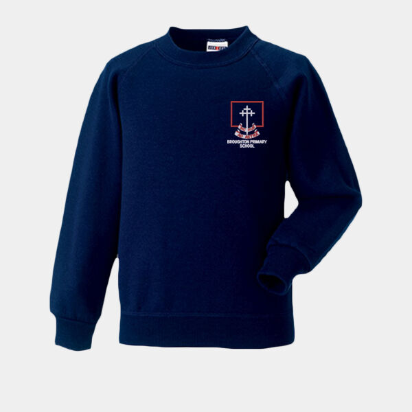 Broughton Primary School Sweatshirt  - Navy Thumbnail