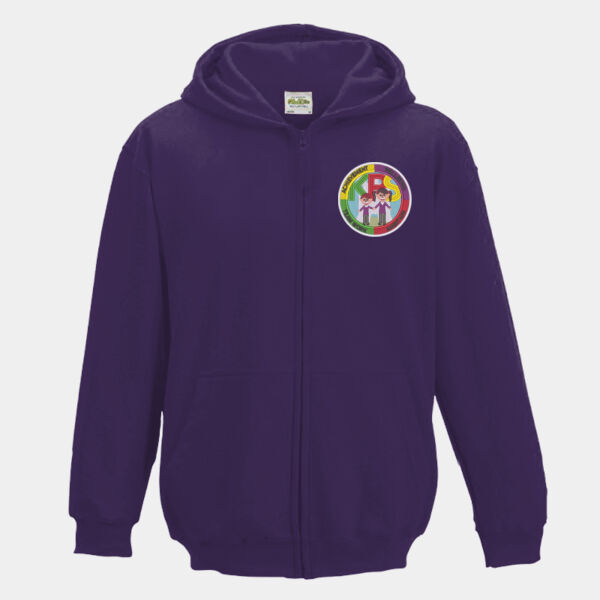 Kinross Primary School Kids Zipped Hoody Thumbnail