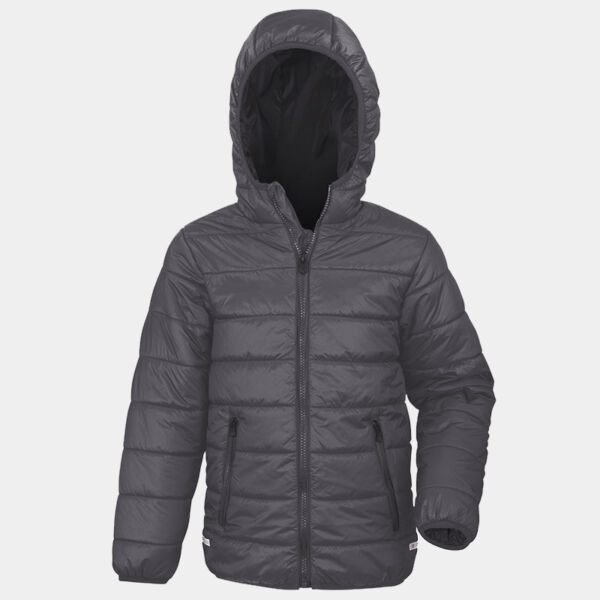 Plain Result School Puffer jacket Thumbnail