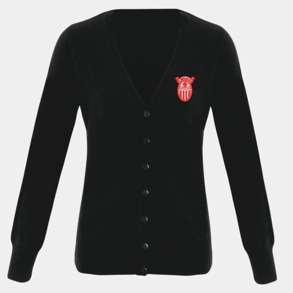 St Thomas of Aquins Black Cardigan Thumbnail