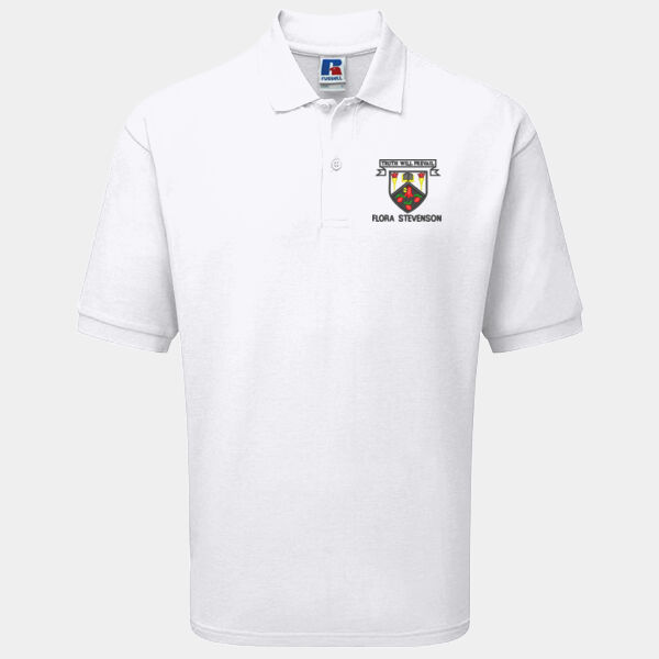 Flora Stevenson's Adults Embroidered Polo Thumbnail