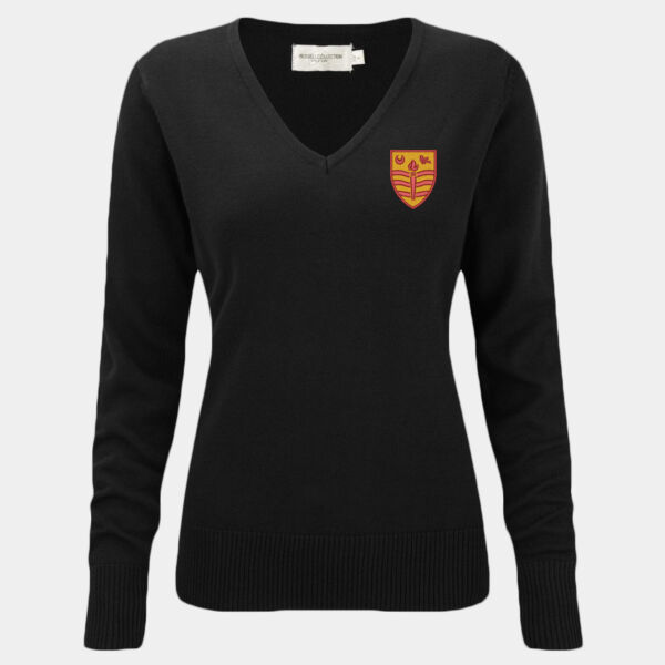 Drummond CHS Womens V-Neck Jumper Thumbnail