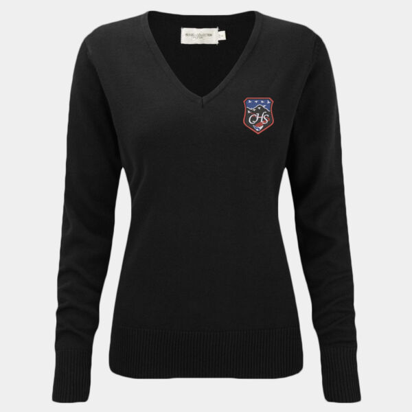 Craigmount High School V Neck Knitted Ladies  Thumbnail