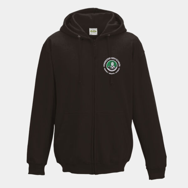 Forrester High School Zipped Hoodie Thumbnail