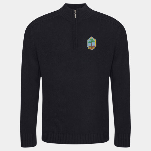 Firhill High School knitted 1/4 Zip  Thumbnail