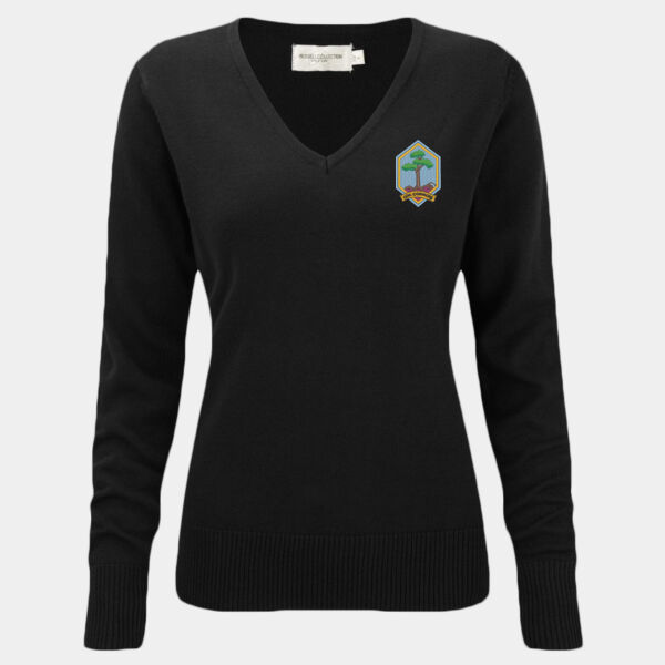 Firhill High School Knitted V Neck Thumbnail