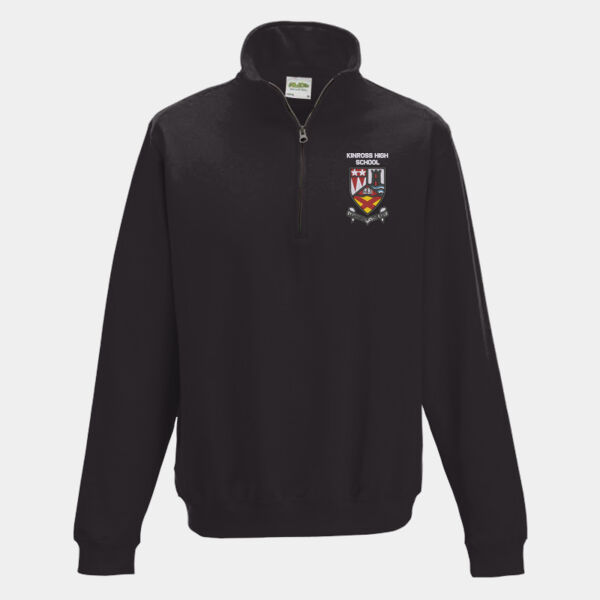Kinross High School 1/4 Zip Sweatshirt Thumbnail