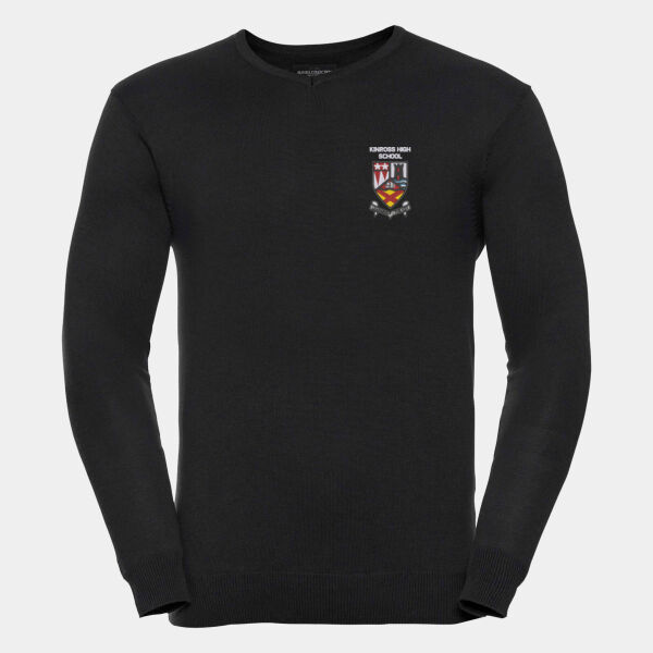 Kinross High School Knitted V Neck Thumbnail