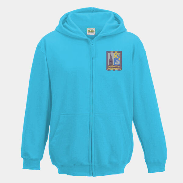 Bun-Sgoil Taobh Na Pairce P7 Zipped Hoody with Back Print - Kids Thumbnail